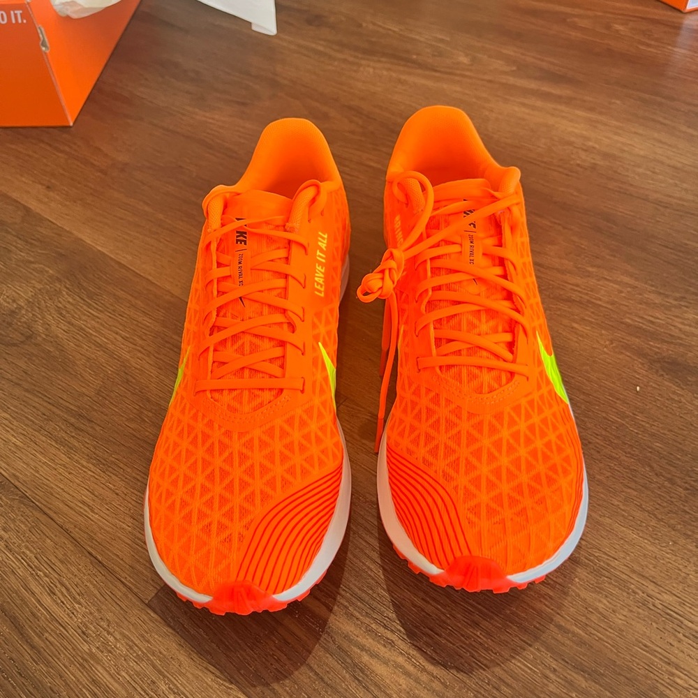 Nike Bright Orange Zoom Rival XC 5 Track shoes